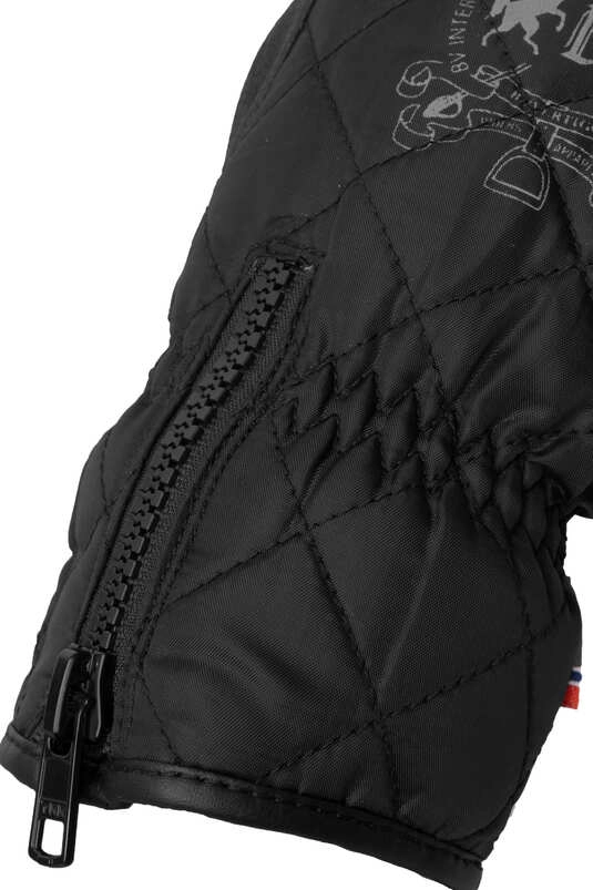 Rękawiczki zimowe jeździeckie Horze ONYX wodoodporne z wełną - zdjęcie 5