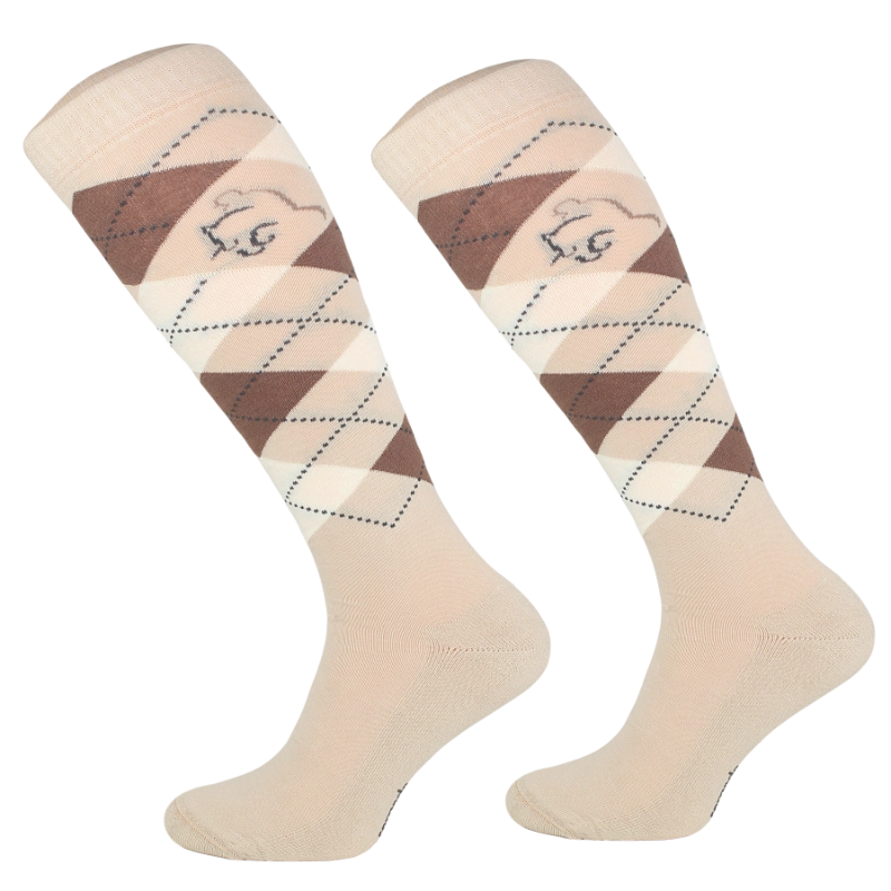 Podkolanówki jeździeckie COMODO romby - zdjęcie 12