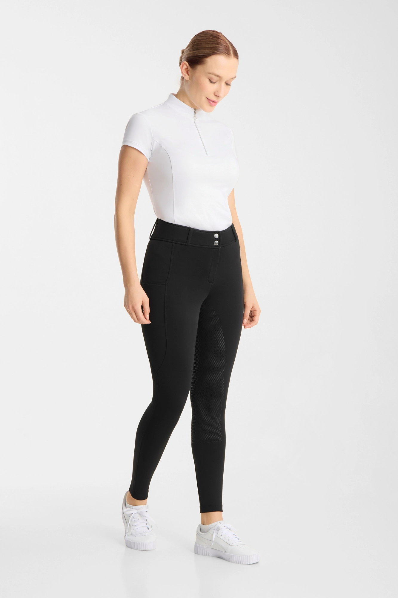 Bryczesy damskie CHARA z kieszeniami Horze - zdjęcie 4