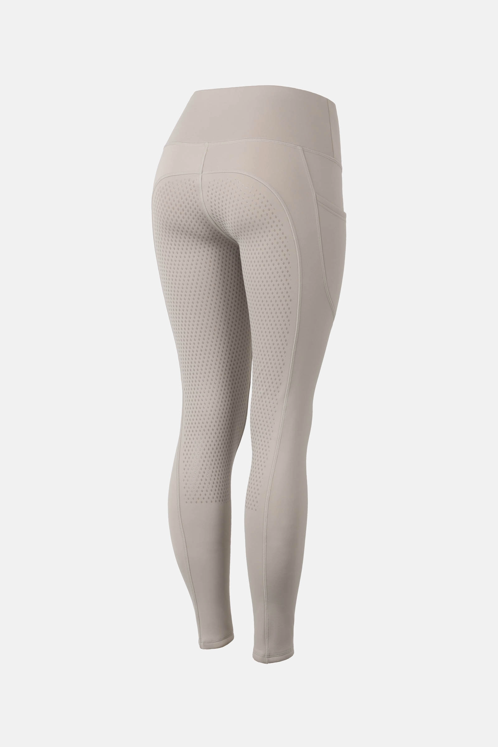 Legginsy zimowe jeździeckie GRETA Horze z kieszenią GRUBE