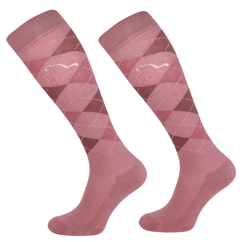 Podkolanówki jeździeckie COMODO romby - zdjęcie 13