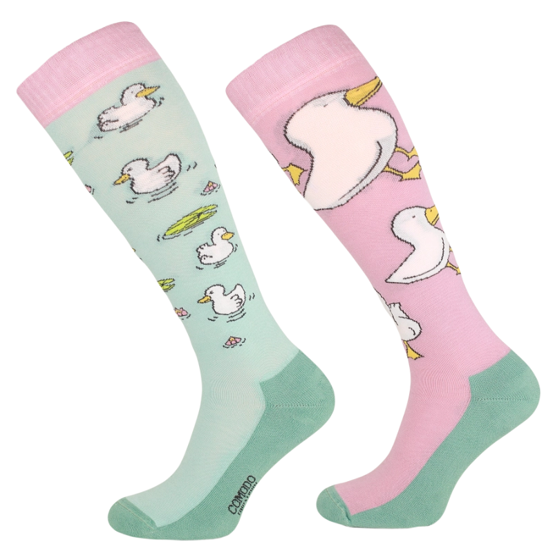 Podkolanówki jeździeckie COMODO kaczuchy  - zdjęcie 1