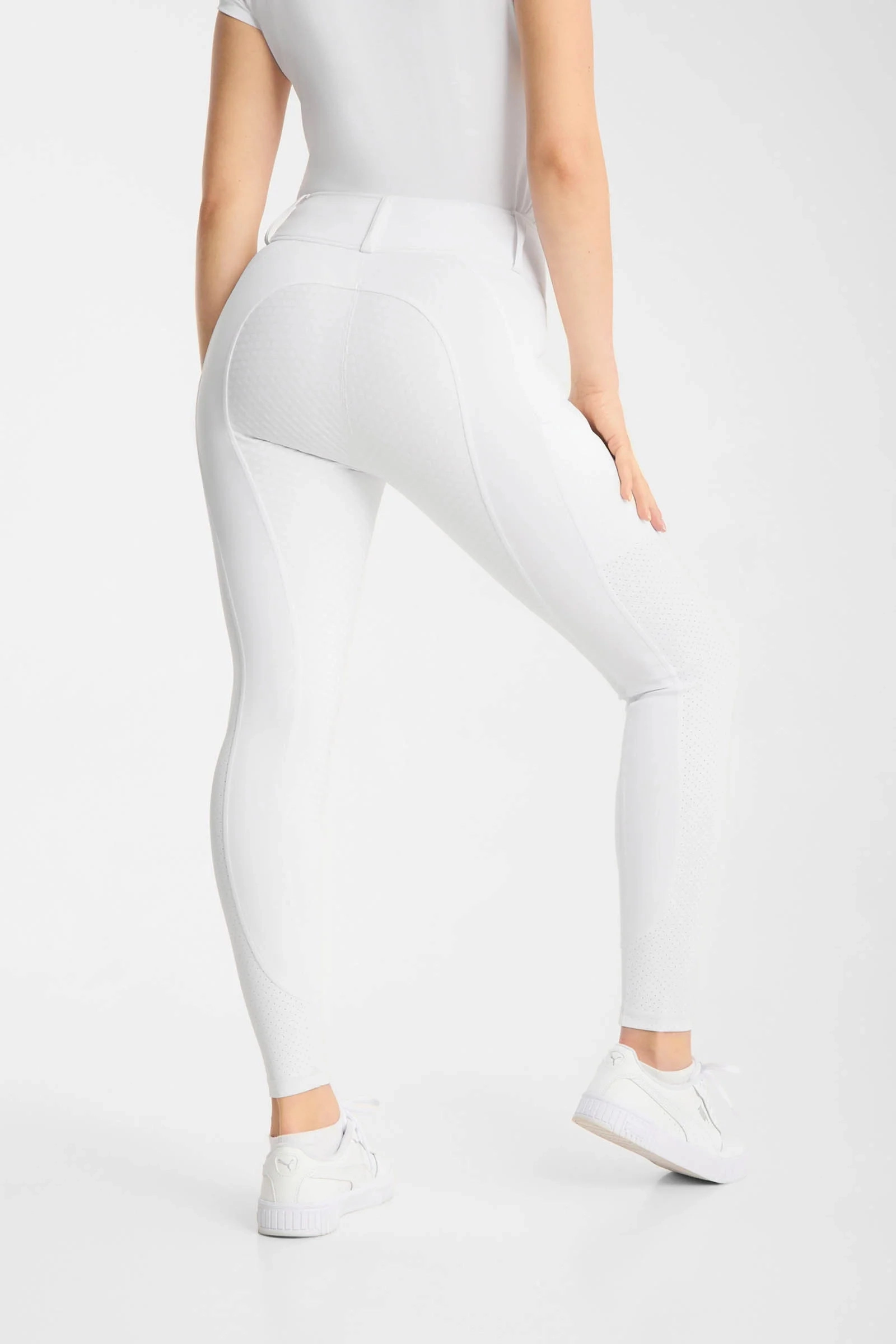 Bryczesy jeździeckie MATILDA Horze z perforowanymi bokami - zdjęcie 1