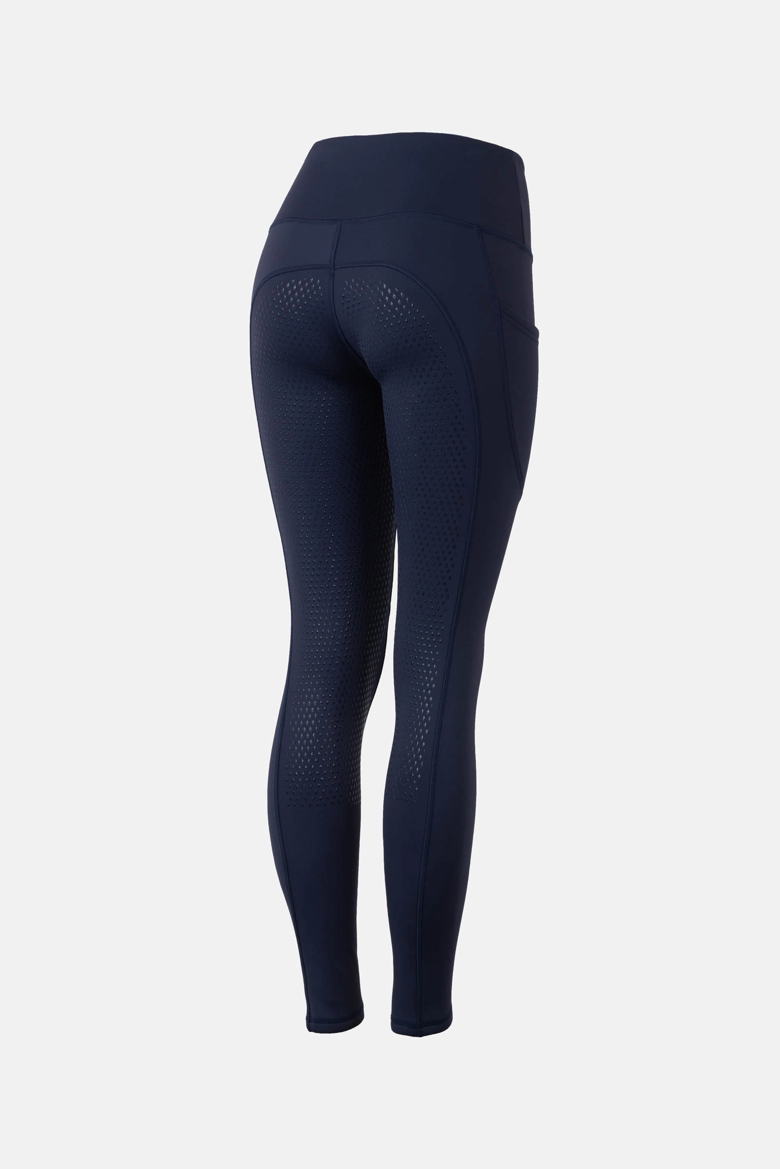 Legginsy zimowe jeździeckie GRETA Horze z kieszenią GRUBE - zdjęcie 2