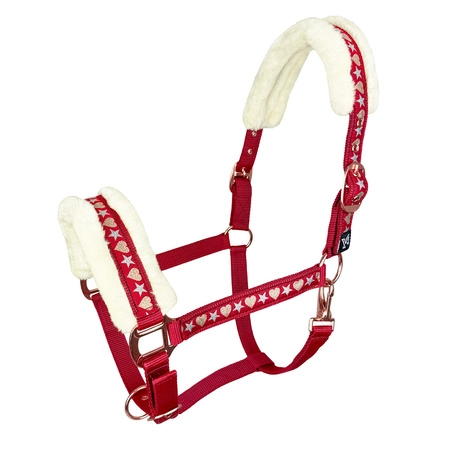 Kantar York CYNTIA serduszka ROSE GOLD futerko - zdjęcie 3