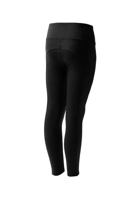 Legginsy zimowe jeździeckie młodzieżowe GRETA Horze z kieszenią GRUBE - zdjęcie 1